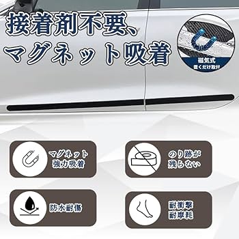 Amazon | KINKA【マグネット式】ドアガード 車用 ドアプロテクター 7/6